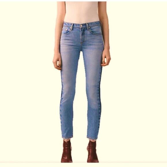 AGOLDE Toni Mid Rise Straight Leg Jean - Picture 1 of 12